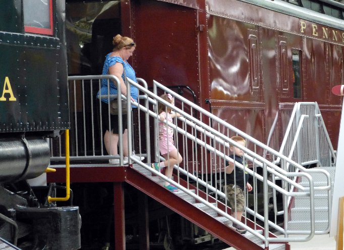 Viewing passenger car